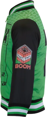 Vista 3 de Minecraft Chaqueta Bomber para niños chaqueta Bomber para niños
