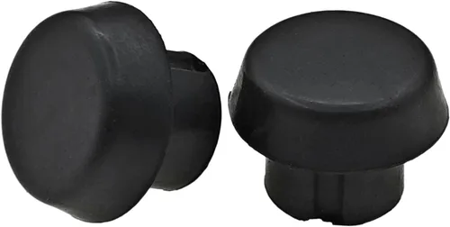 Vista 3 de 8 piezas de cubierta de goma para taco de piscina, cubierta de goma para taco de piscina, accesorios de protección (negro)