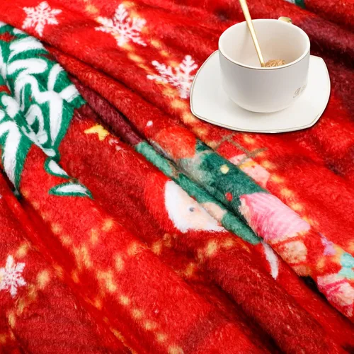 Vista 6 de Easy-Going Funda de Sofá para Silla de 80 x 102 Pulgadas Feliz Navidad, Funda de Terciopelo Jacquard para Sofá de 1 Cojín, Fundas Seccionales