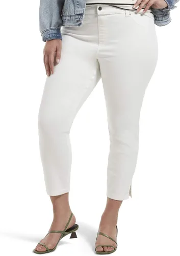 Vista 5 de HUE Leggings capris esenciales de mezclilla para mujer, varios