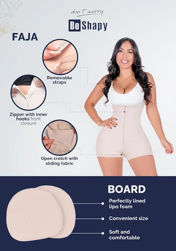 Vista 5 de BE SHAPY Fajas Reductoras y Moldeadora Fajas moldeadoras para control de abdomen + 2 tablas de abdominales