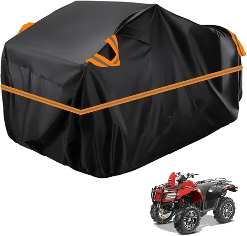 Vista 224 de Cubierta para ATV impermeable compatible con Arctic Cat H1 EFI TRV Cruiser 4x4 2011, cubierta de 210D para vehículos de 4 ruedas, cubierta para quad
