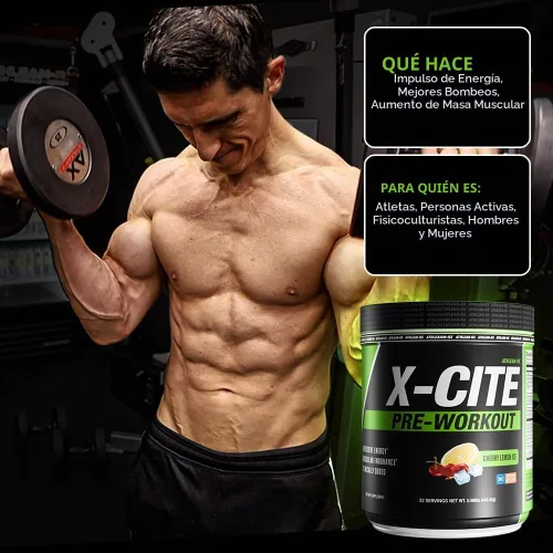 Vista 4 de Athlean-rx x-cite Suplemento pre entrenamiento, 1