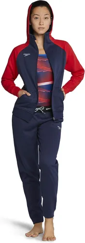 Vista 2 de Speedo Sudadera con capucha y cremallera completa para mujer, para abrigar