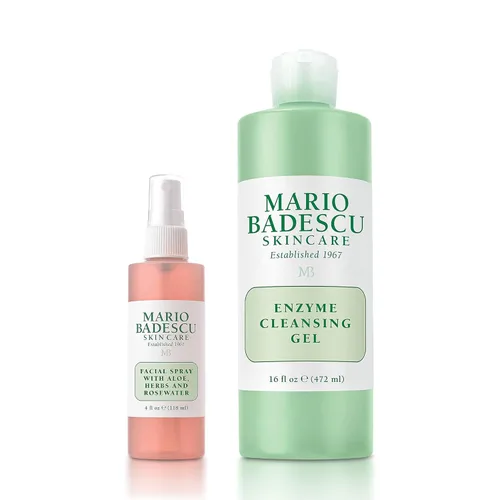 Vista 17 de Mario Badescu Espray facial con aloe, hierbas y agua de rosas para todo tipo de piel, bruma facial que hidrata, rejuvenece y aclara