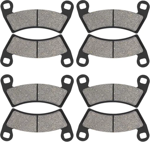 Vista 5 de AHL Pastillas de freno delanteras y traseras para POLARIS 700 Ranger Crew EFI 4x4 2009/800 Ranger 6x6 2010-2015 / RZR-4 XP900 RZR XP4 900