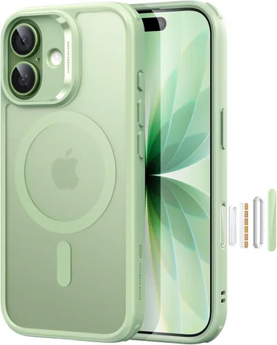 Vista 83 de ESR Funda para iPhone 14 Plus, compatible con MagSafe, protección de grado militar a prueba de golpes, resistente al amarillamiento, funda magnética