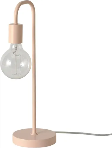 Vista 5 de Globe Electric 65516 Holden - Lámpara de mesa de 18 pulgadas, color rosa pálido mate