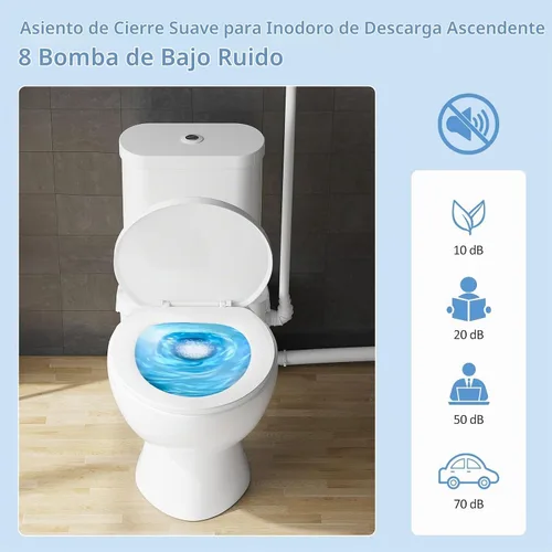 Vista 5 de Simple Project Sistema de inodoros macerantes de 600 W con 4 entradas