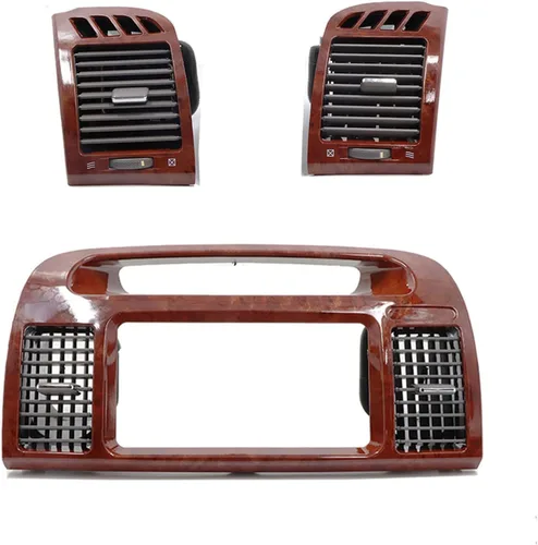 Vista 12 de Salida de ventilación Panel de salpicadero para Toyota Camry 2003-2006 Beige Marrón Cubierta de salida del aire acondicionado del aire