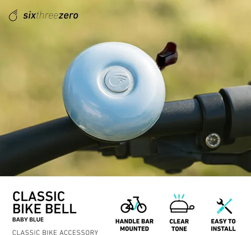 Vista 2 de sixthreezero Campana de bicicleta clásica para adultos, hombres, mujeres y niños
