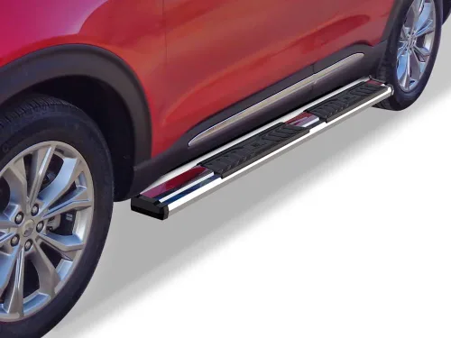 Vista 4 de APS Estribos cromados estilo OE Nerf compatibles con Ford Explorer 2020-2024 Sport Utility de 4 puertas