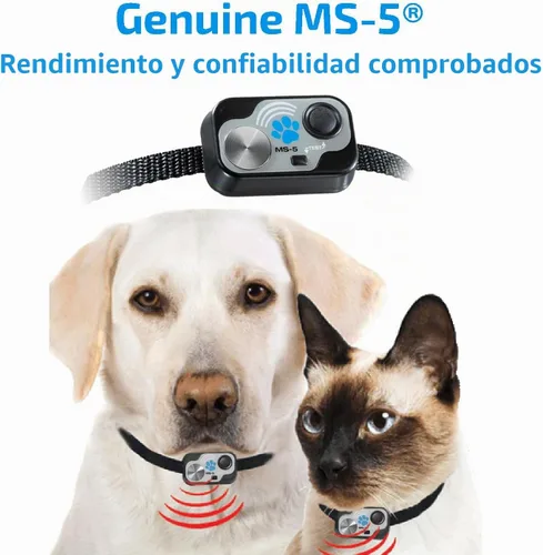 Vista 8 de High Tech Pet MS-5 Collar Automático para Mascotas de la Marca - Resistente al Agua - Resistente - Ligero - Batería de Larga Duración Incluida