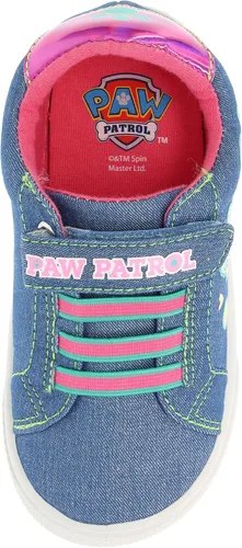 Vista 5 de Paw Patrol Toddler Shoe, Denim Low Casual, Skye, Everest, Chase, Marshall, Blue, Toddler