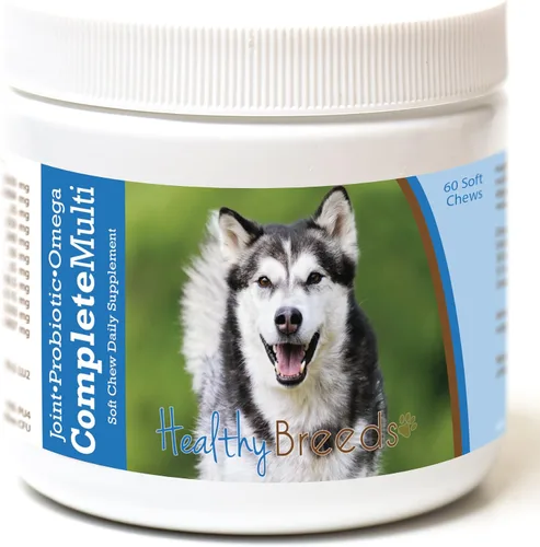 Vista 306 de Healthy Breeds Affenpinscher todo en uno multivitamínico suave masticable 60