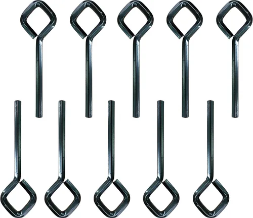Vista 5 de Llave hexagonal estándar de 1/8 de pulgada con bucle completo de diamante, estilo llavero, juego de llaves Allen de 1/8 para barras de pánico