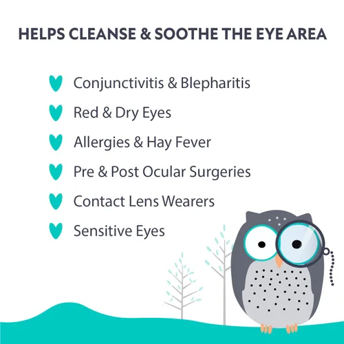 Vista 5 de Toallitas para párpados Peepers Plus de Natural Essentials, toallitas para ojos sin conservantes y sin enjuague para uso diario, ácido hialurónico