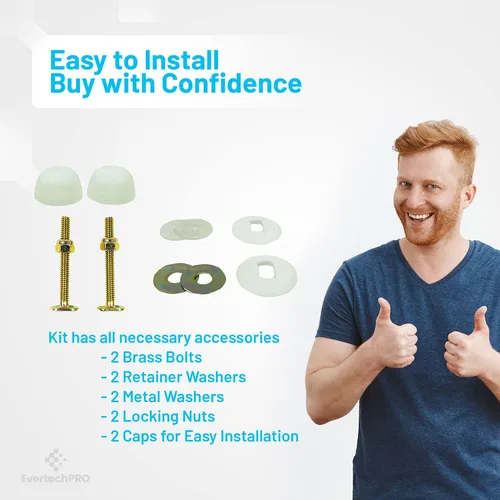 Vista 6 de EvertechPRO Kit universal de repuesto de anillo de cera de inodoro extra grueso para toma de suelo con embudo de brida de goma negra, junta