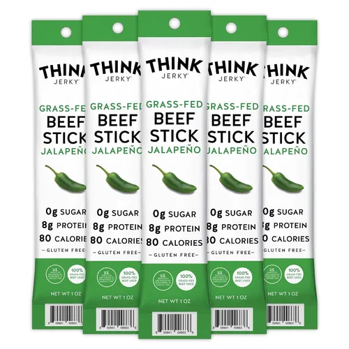 Vista 9 de Think Jerky x Pat's King of Steaks - Palitos oficiales de carne de res con sabor a cheesesteak, edición limitada, bocadillos de carne de res