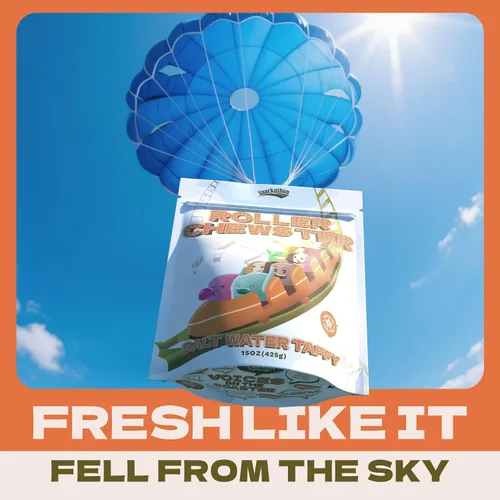 Vista 5 de Snackathon Mezcla Surtida de Taffy de Agua Salada – Edición Roller Chewster, Variedad de Carnaval de 10 Sabores, Dulces Gourmet Suaves y Masticables