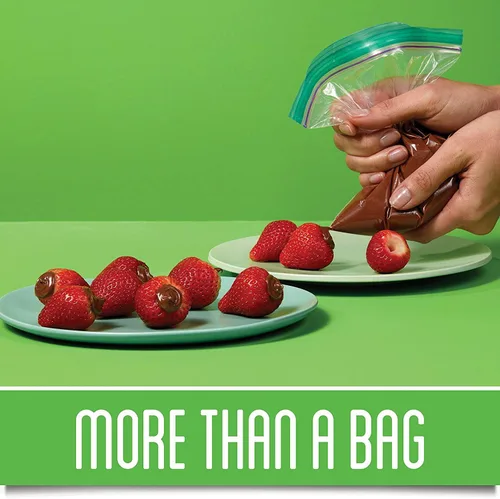 Vista 3 de Ziploc Bolsas Sandwich XL, paquete de 30 unidades (90 bolsas en total)