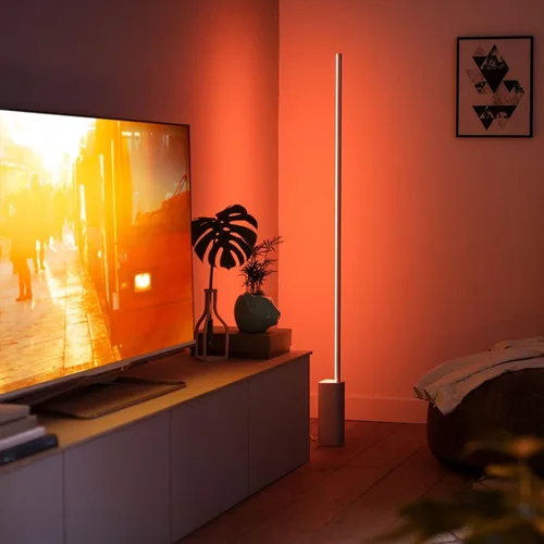 Vista 10 de Philips Hue Lámpara de pie Signe Gradient, compatible con Alexa, Apple HomeKit y Google Assistant, color negro