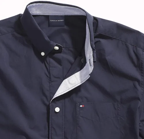 Vista 3 de Tommy Hilfiger Camisa magnética adaptativa de manga corta con botones para hombre