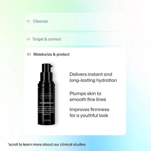 Vista 6 de Revision Skincare Suero hidratante, con ácido hialurónico y extractos de frutas, proporciona hidratación a corto y largo plazo, reduce las líneas