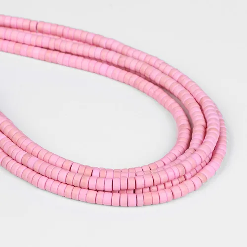 Vista 42 de Los granos naturales del espaciador del tubo del grano de Shell de agua dulce teñidos madre de perlas flojas para la fabricación de la joyería, 1