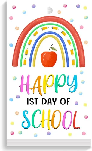 Vista 14 de Etiquetas divertidas para bolsas de regalo de regreso a clases, divertidas etiquetas de regalo para el primer día de escuela, etiquetas de regalo