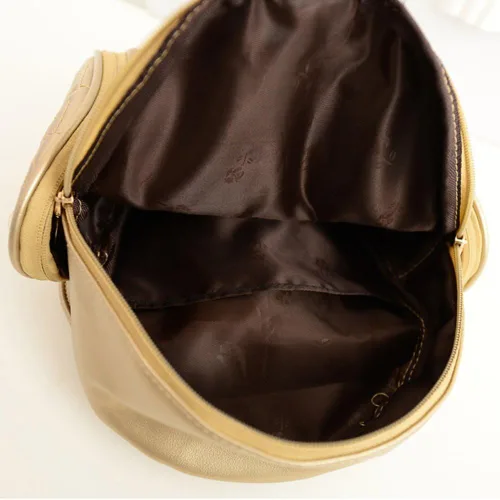 Vista 8 de WYSBAOSHU Moda búho mochila mujeres pu cuero mini bolso