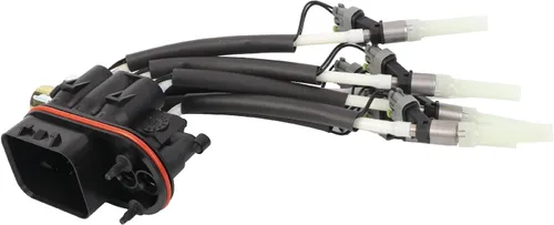 Vista 6 de Inyector Spider de Combustible de 6 Cilindros con Soporte, Kit de Inyector de Combustible Compatible con Chevy GMC Pickup 4.3L Reemplazo #FJ503