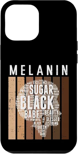 Vista 6 de Funda de regalo para iPhone 14 Melanina Sugar Black Queen Afro African Pride BHM