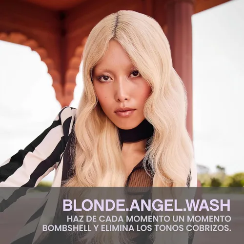 Vista 2 de Shampoo realzador de colores rubios Kevin Murphy Blonde Angel Wash, 8.4 oz.