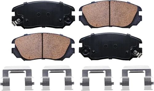 Vista 92 de Detroit Axle - Rotores de freno delanteros perforados y ranurados + repuesto de pinza de freno lateral del conductor para Honda Odyssey Acura MDX