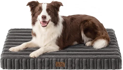 Vista 18 de COZY KISS Cama ortopédica lavable para perros para cachorros y gatos Gris