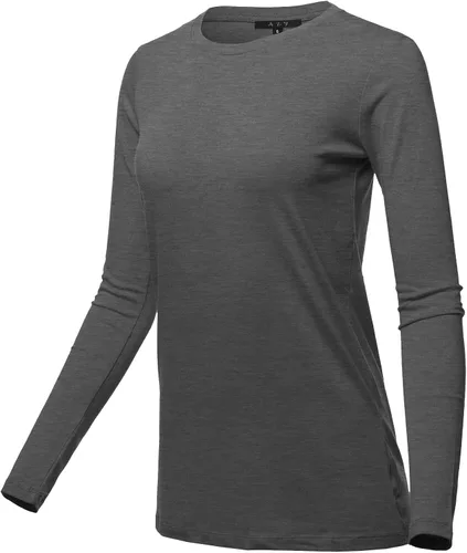 Vista 2 de Camisetas básicas de algodón suave y sólido para mujer