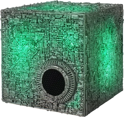 Vista 9 de Star Trek U.S.S. Enterprise 1701-D - Réplica de altavoz Bluetooth, máquina de sonidos de motor para dormir, luz nocturna, efectos de sonido