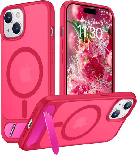 Vista 286 de Funda para iPhone 11 con compatibilidad magnética, [Soporte invisible incorporado][Compatible con MagSafe]