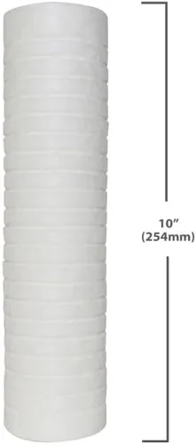 Vista 3 de Appli Parts APFC-105P - Paquete de 4 cartuchos de repuesto de filtro de agua de sedimentos de 10 pulgadas compatible con unidades RO y sistemas