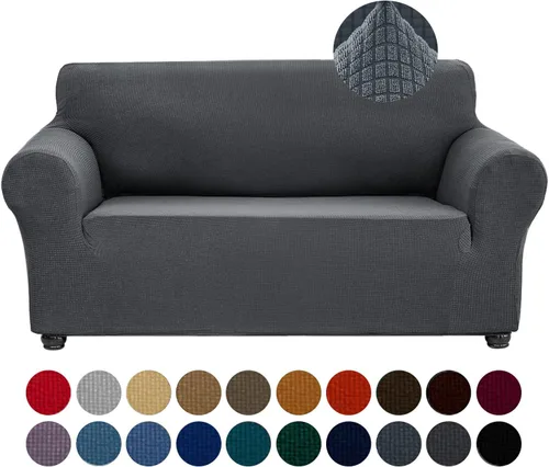 Vista 59 de Joccun Funda Elástica para Silla Sofá, Funda de Sofá de 1 Pieza Tela Jacquard de Spandex con Parte Inferior Elástica, Protector de Muebles Lavable