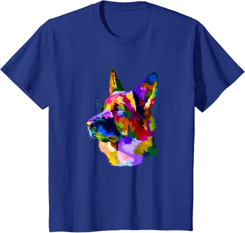 Vista 57 de Camiseta para dueño de perro de pastor alemán, Negro