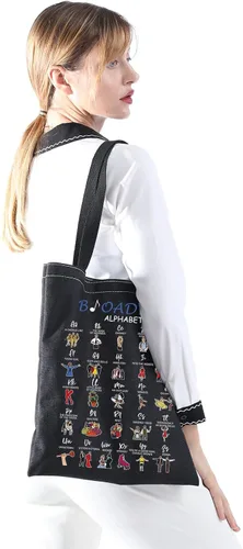 Vista 6 de MNIGIU Bolsa de mano musical Broadway - Mercancía de regalo para amantes