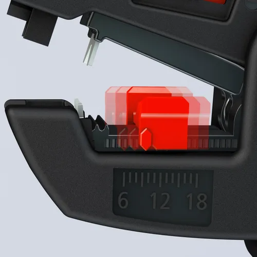 Vista 8 de Knipex pelacables automático 10-24 AWG, 7.25