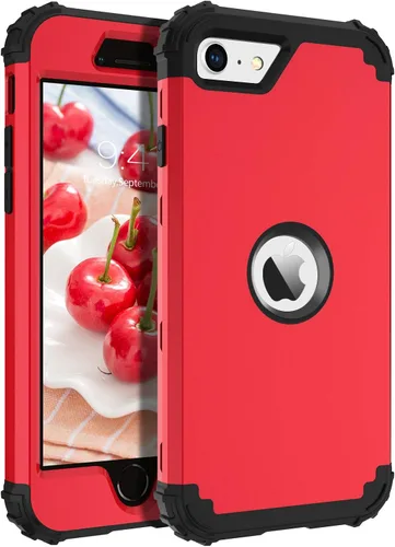 Vista 15 de BENTOBEN Funda para iPhone SE 2022 y iPhone SE 2020, resistente 3 en 1, cuerpo completo, resistente, a prueba de golpes, híbrida de policarbonato