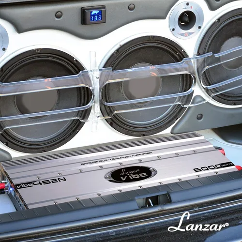 Vista 6 de Lanzar Audio para coche, Amplificador de audio para automóvil, Amplificador estéreo para automóvil, 6,000 vatios, 4 canales, amplificador Mosfet