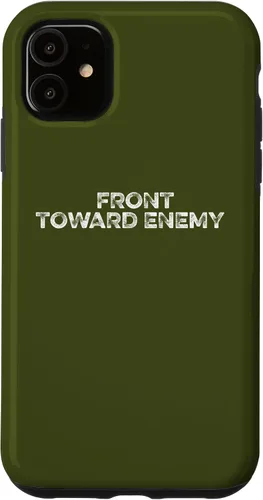 Vista 8 de Funda para iPhone 16 frente a la mina enemiga militar veterano ejército Claymore Mines Case