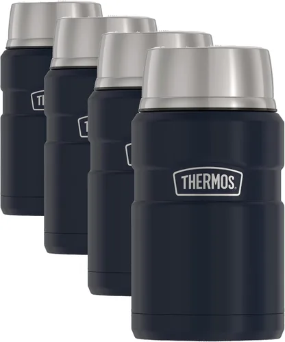 Vista 26 de THERMOS Stainless King Tarro de alimentos aislado al vacío con cuchara, 16 onzas, verde militar