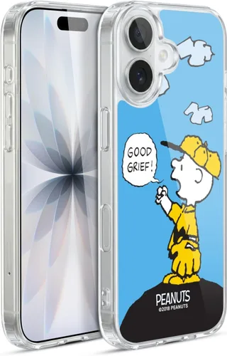 Vista 66 de Head Case Designs Funda de gel suave con licencia oficial de Peanuts Autumn Charlie Brown compatible con Apple iPhone 7 Plus/iPhone 8 Plus