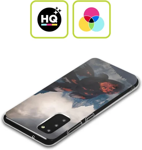 Vista 2 de Head Case Designs Officially Licensed Dave Loblaw Night Drifter Sci-Fi and Surreal Soft Gel Case Compatible with Samsung Galaxy A32 (2021)